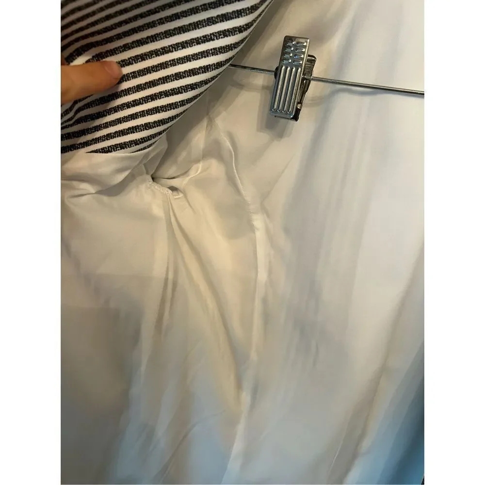 White House black market blazer striped black and white size 0 work attire, sexy - Picture 3 of 5